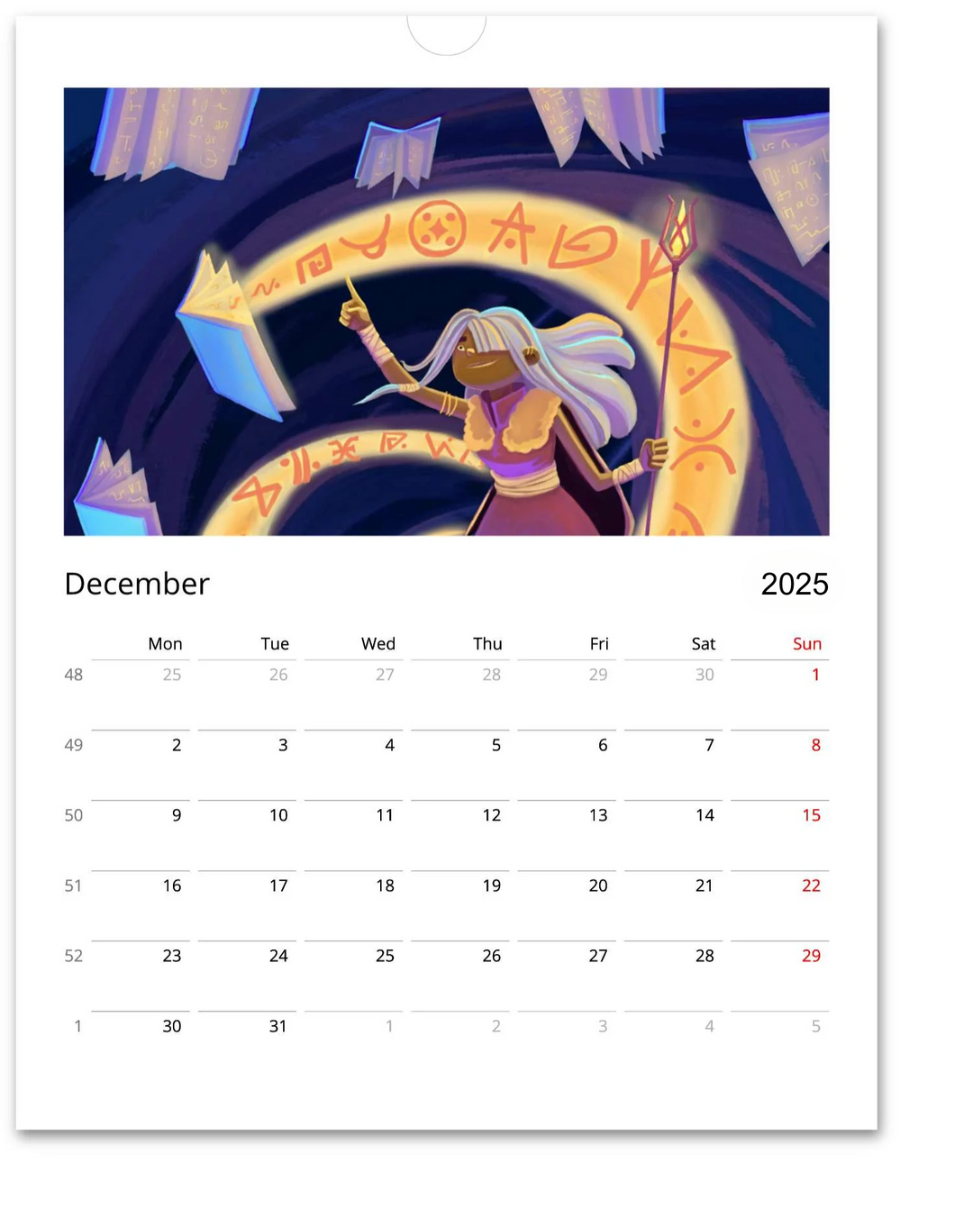 Myra Mythmaker Wall Calendar (US & CA Only)