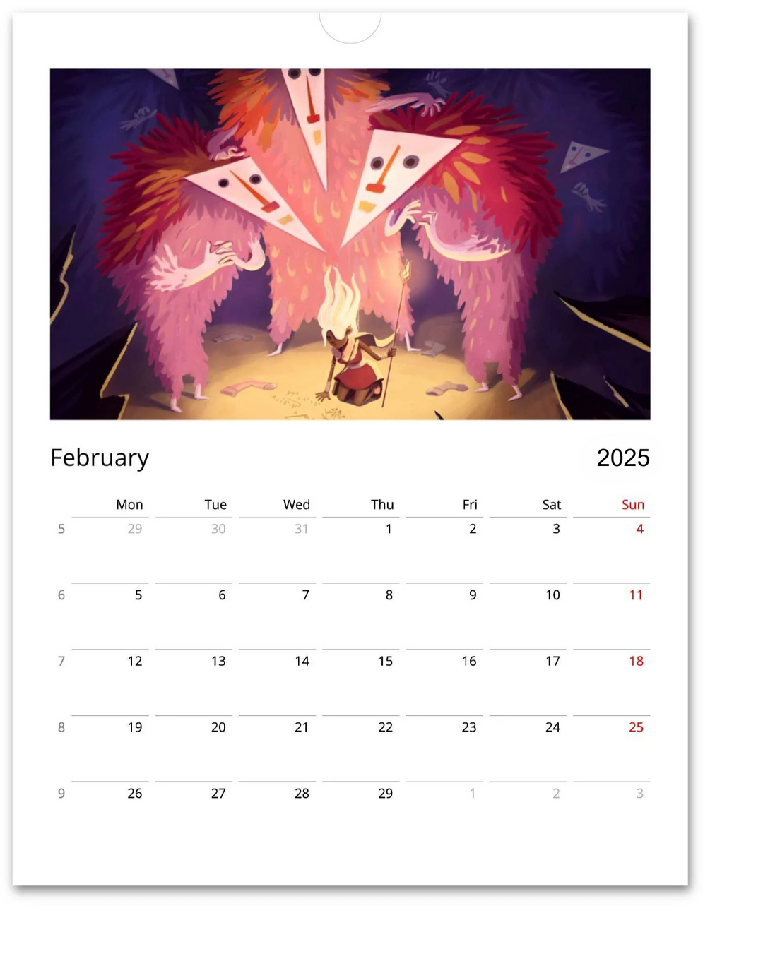 Myra Mythmaker Wall Calendar (US & CA Only)