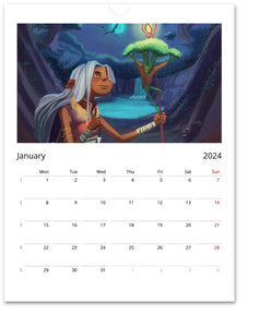 Myra Mythmaker Wall Calendar (US & CA Only)