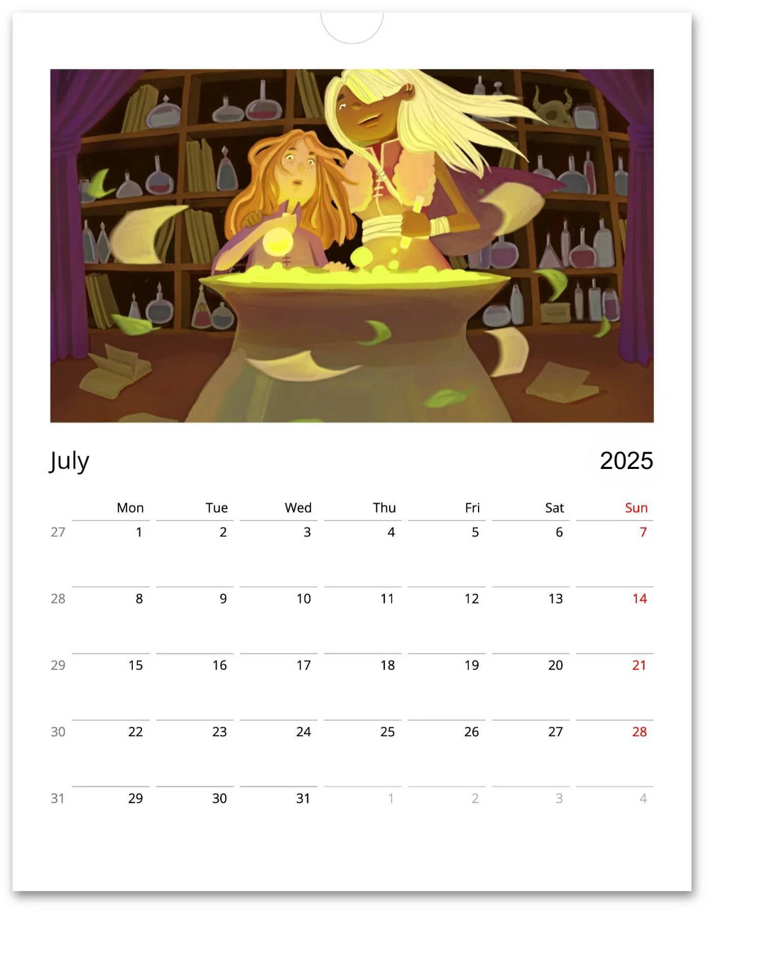 Myra Mythmaker Wall Calendar (US & CA Only)