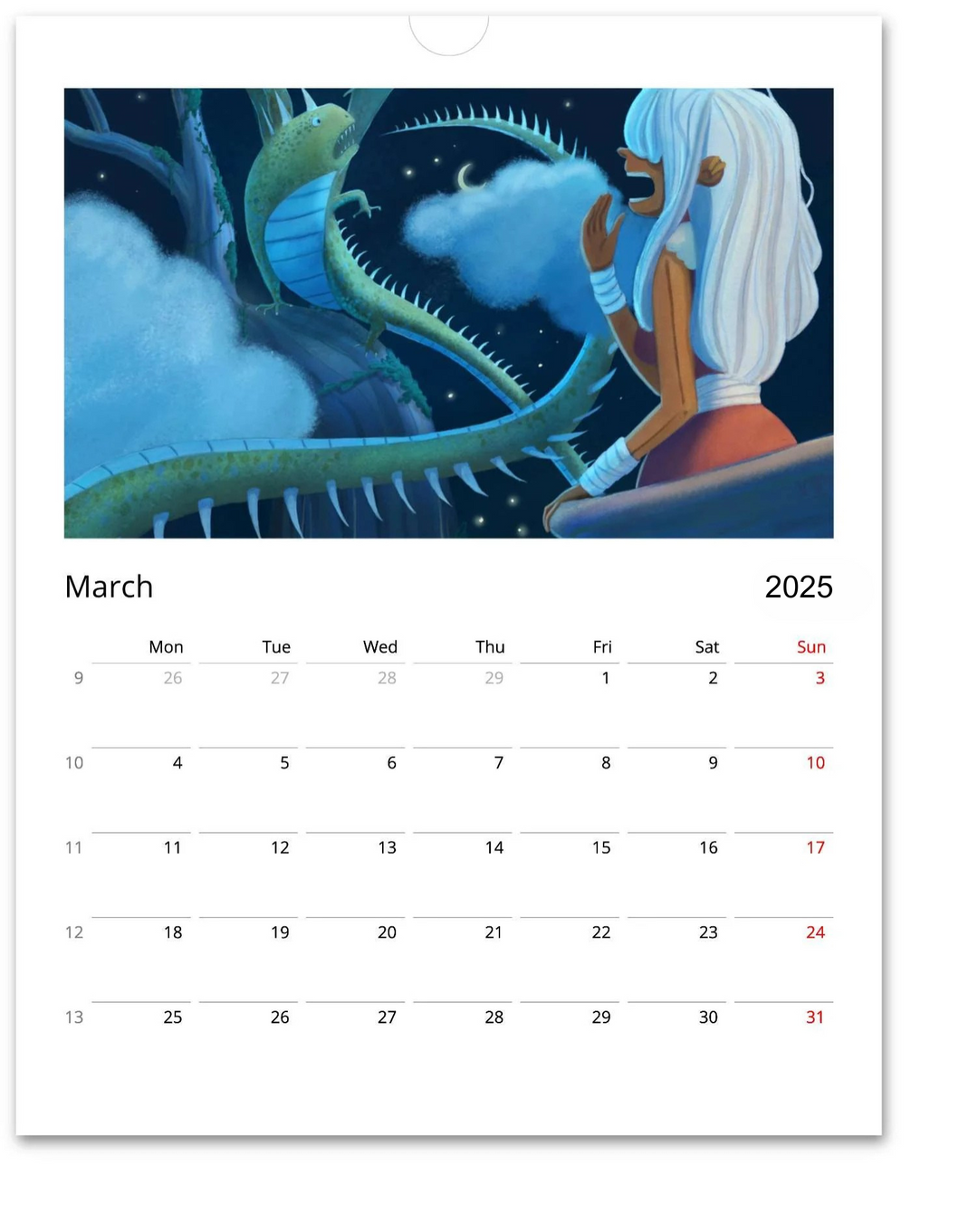 Myra Mythmaker Wall Calendar (US & CA Only)