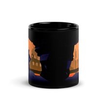 Load image into Gallery viewer, Volcano Visitor Black Glossy Mug