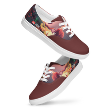 Load image into Gallery viewer, VocaTales Men’s [Maroon] Lace-up Canvas Shoes