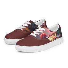 Load image into Gallery viewer, VocaTales Men’s [Maroon] Lace-up Canvas Shoes