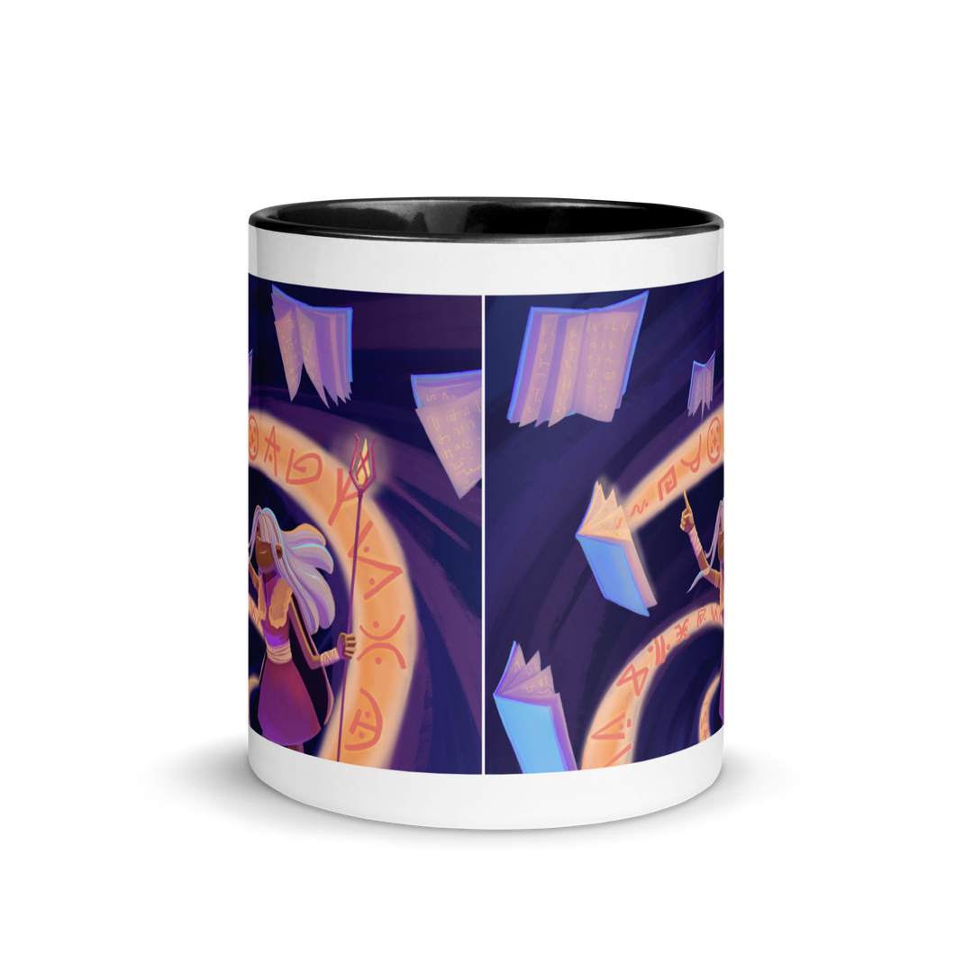Myra Mythmaker & Symbol Minded - Mug With Color Inside