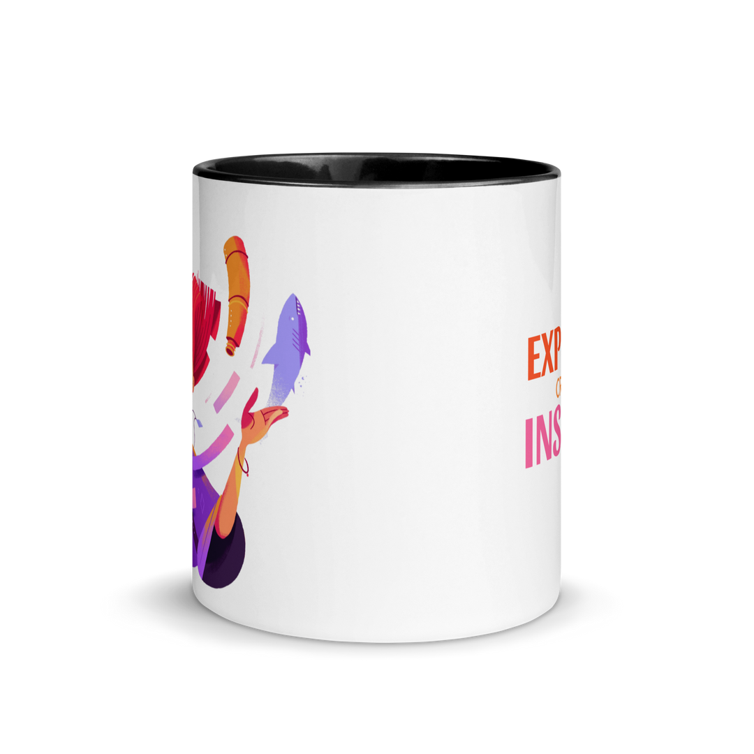 EXPRESS, CREATE, INSPIRE - Mug with Color Inside