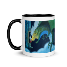 Load image into Gallery viewer, Myra Mythmaker &amp; Scale Scaling -- Mug With Color Inside