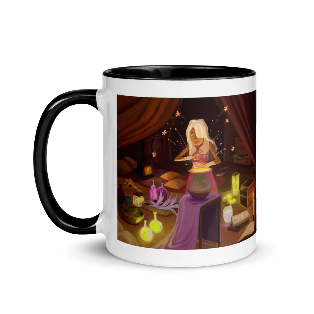 Myra Mythmaker & Potion Contest -- Mug With Color Inside