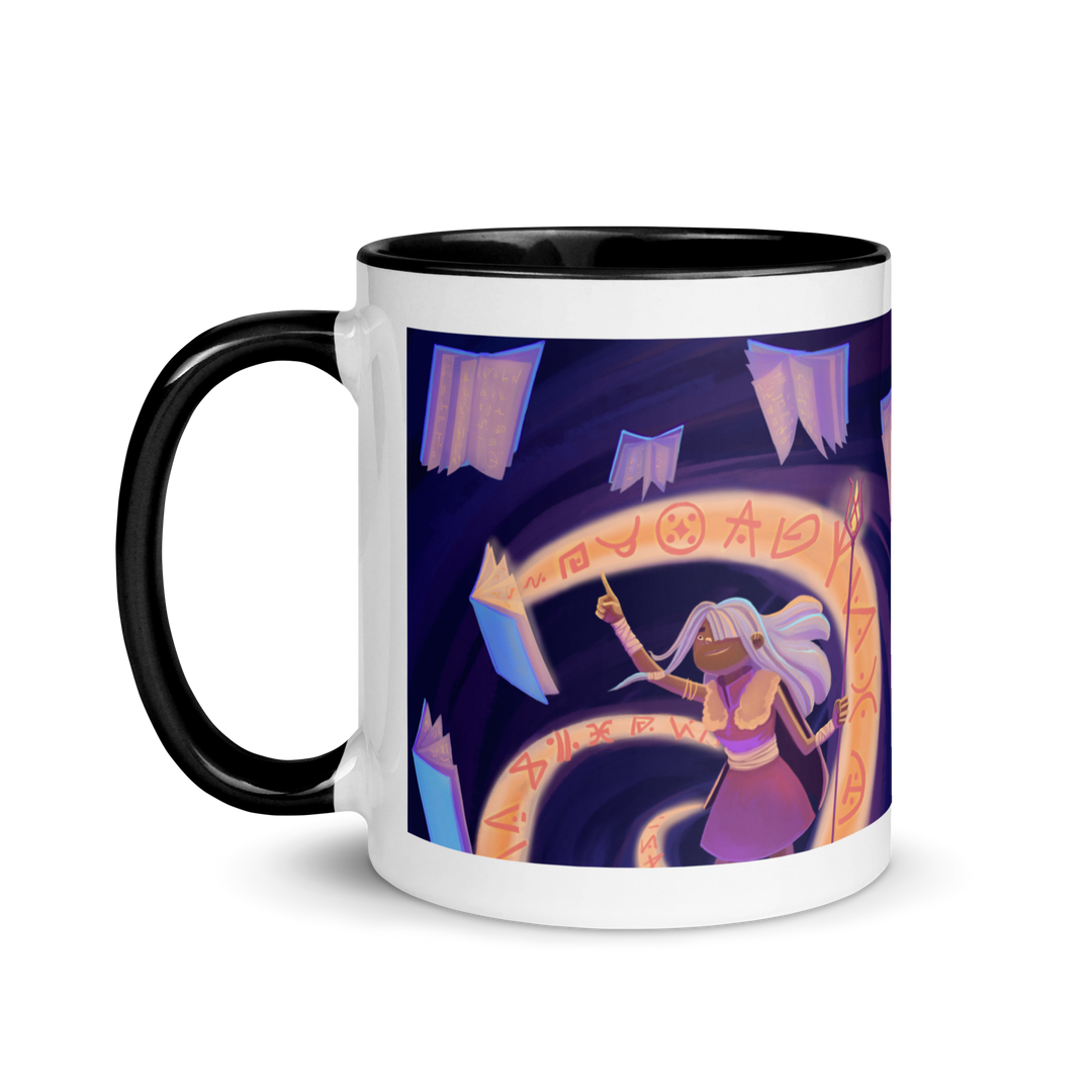 Myra Mythmaker & Symbol Minded - Mug With Color Inside