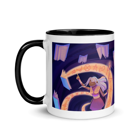 Myra Mythmaker & Symbol Minded - Mug With Color Inside