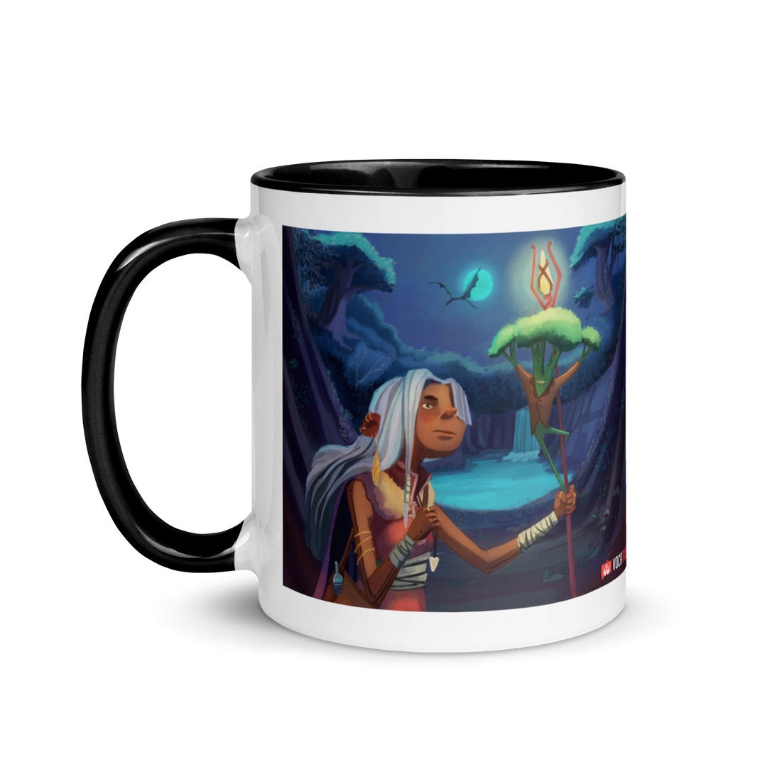 Myra Mythmaker & The Blue Moon Stew - Mug with Color Inside