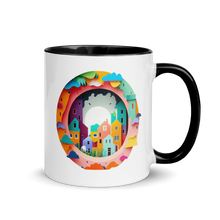 Load image into Gallery viewer, Colorful Homes Mug with Color Inside