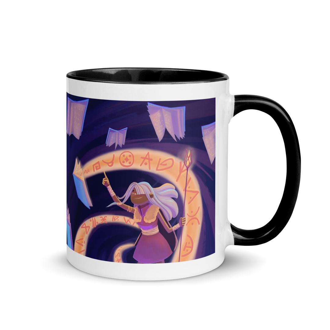 Myra Mythmaker & Symbol Minded - Mug With Color Inside