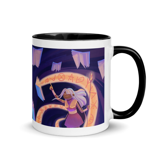 Myra Mythmaker & Symbol Minded - Mug With Color Inside