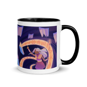 Myra Mythmaker & Symbol Minded -- Mug With Color Inside