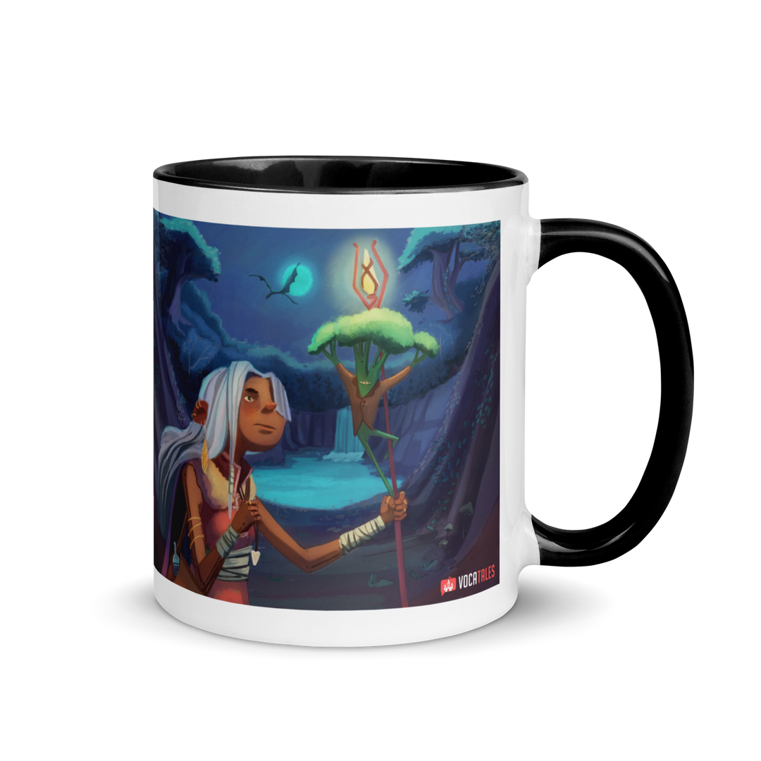 Myra Mythmaker & The Blue Moon Stew - Mug with Color Inside