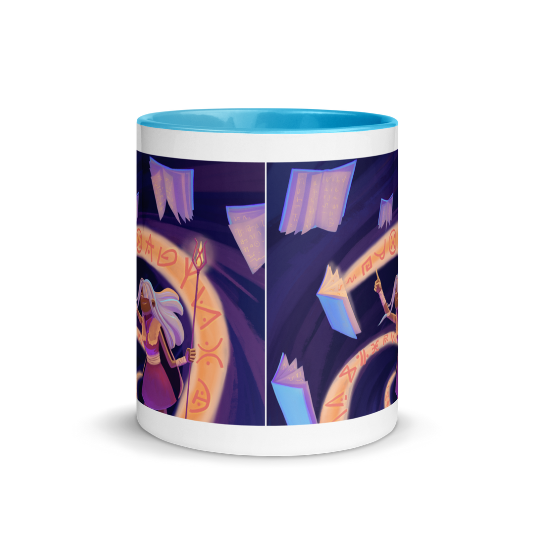 Myra Mythmaker & Symbol Minded - Mug With Color Inside