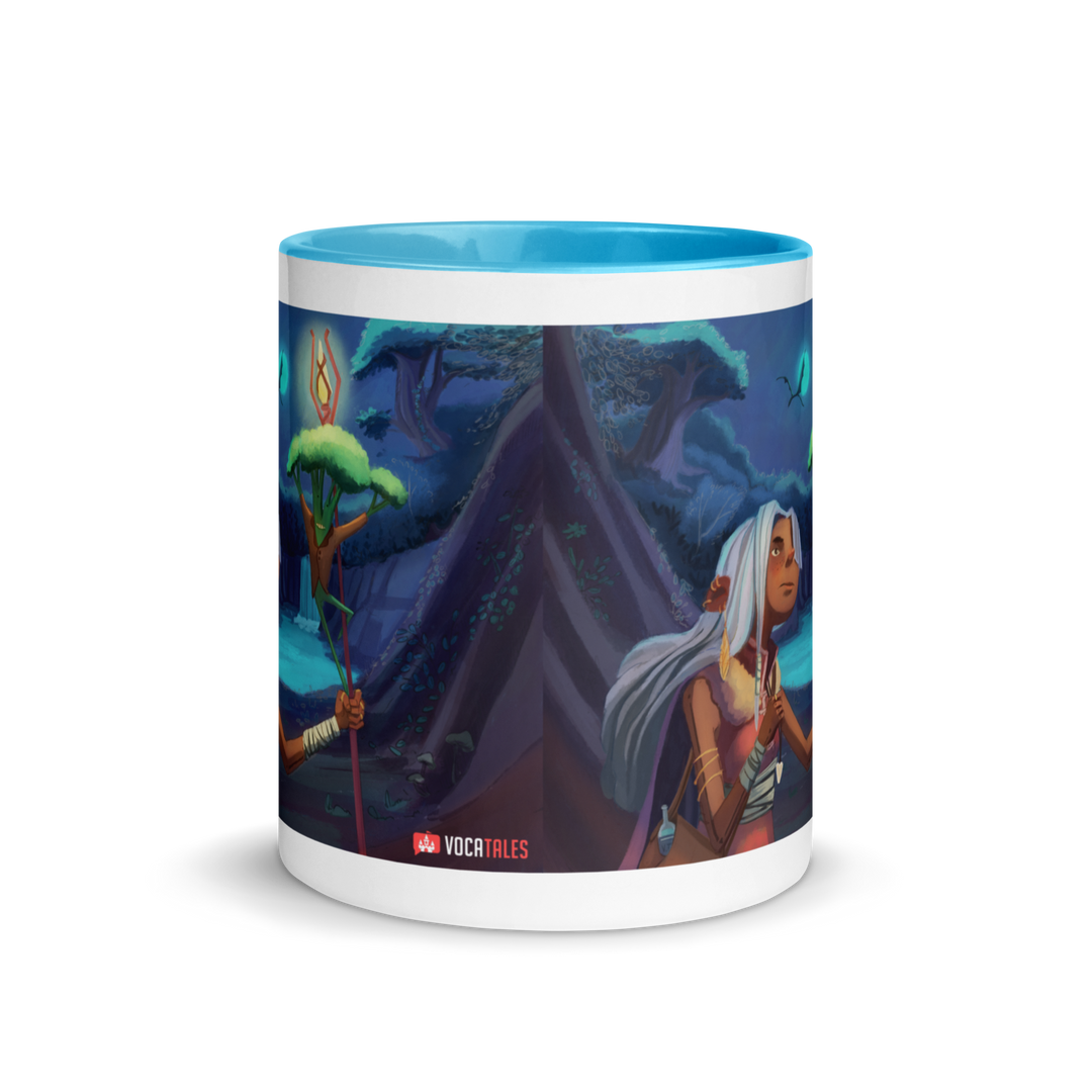 Myra Mythmaker & The Blue Moon Stew - Mug with Color Inside