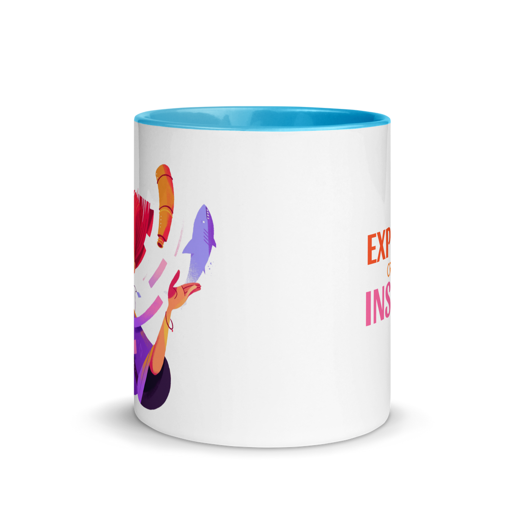 EXPRESS, CREATE, INSPIRE - Mug with Color Inside