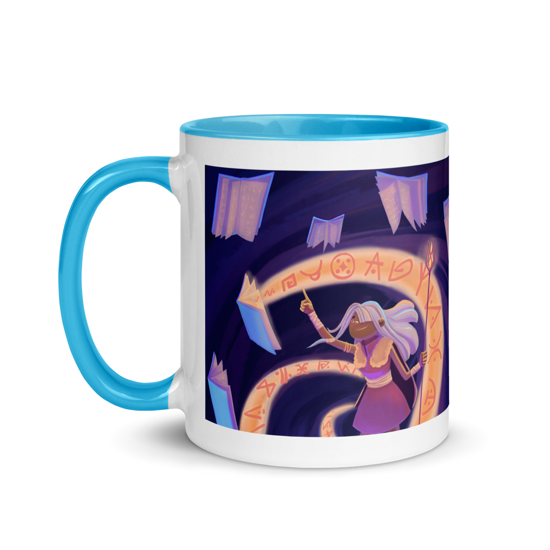 Myra Mythmaker & Symbol Minded - Mug With Color Inside