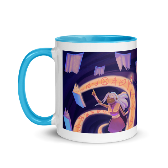 Myra Mythmaker & Symbol Minded - Mug With Color Inside