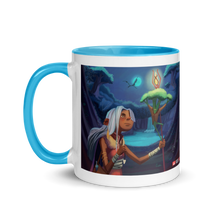 Load image into Gallery viewer, Myra Mythmaker &amp; The Blue Moon Stew -- Mug with Color Inside