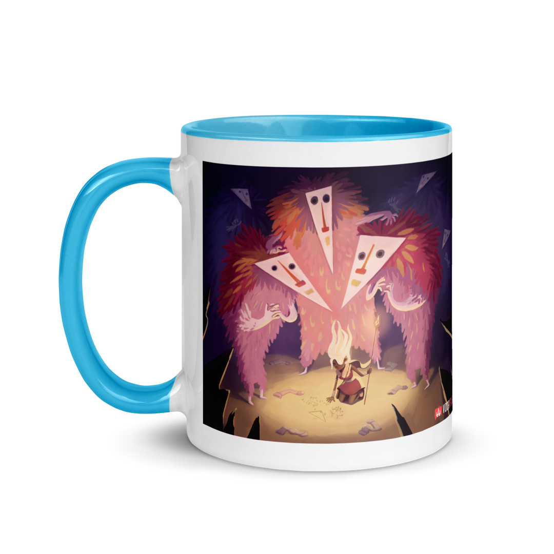 Myra Mythmaker & The Triangle Tribe - Mug With Color Inside