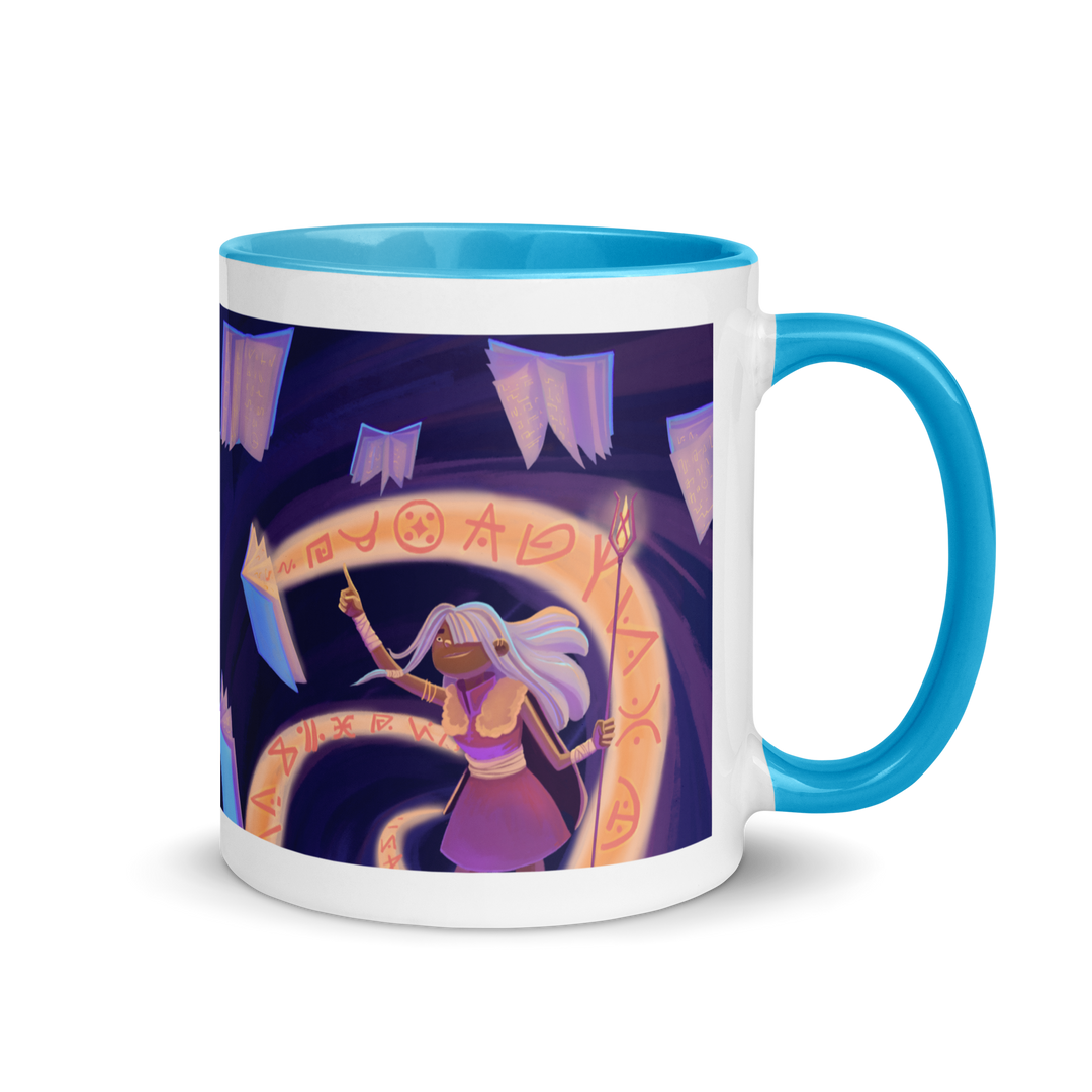 Myra Mythmaker & Symbol Minded - Mug With Color Inside