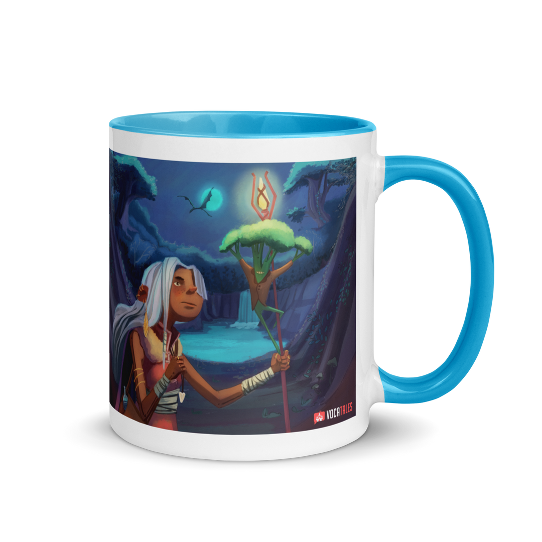 Myra Mythmaker & The Blue Moon Stew - Mug with Color Inside