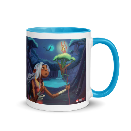 Myra Mythmaker & The Blue Moon Stew - Mug with Color Inside