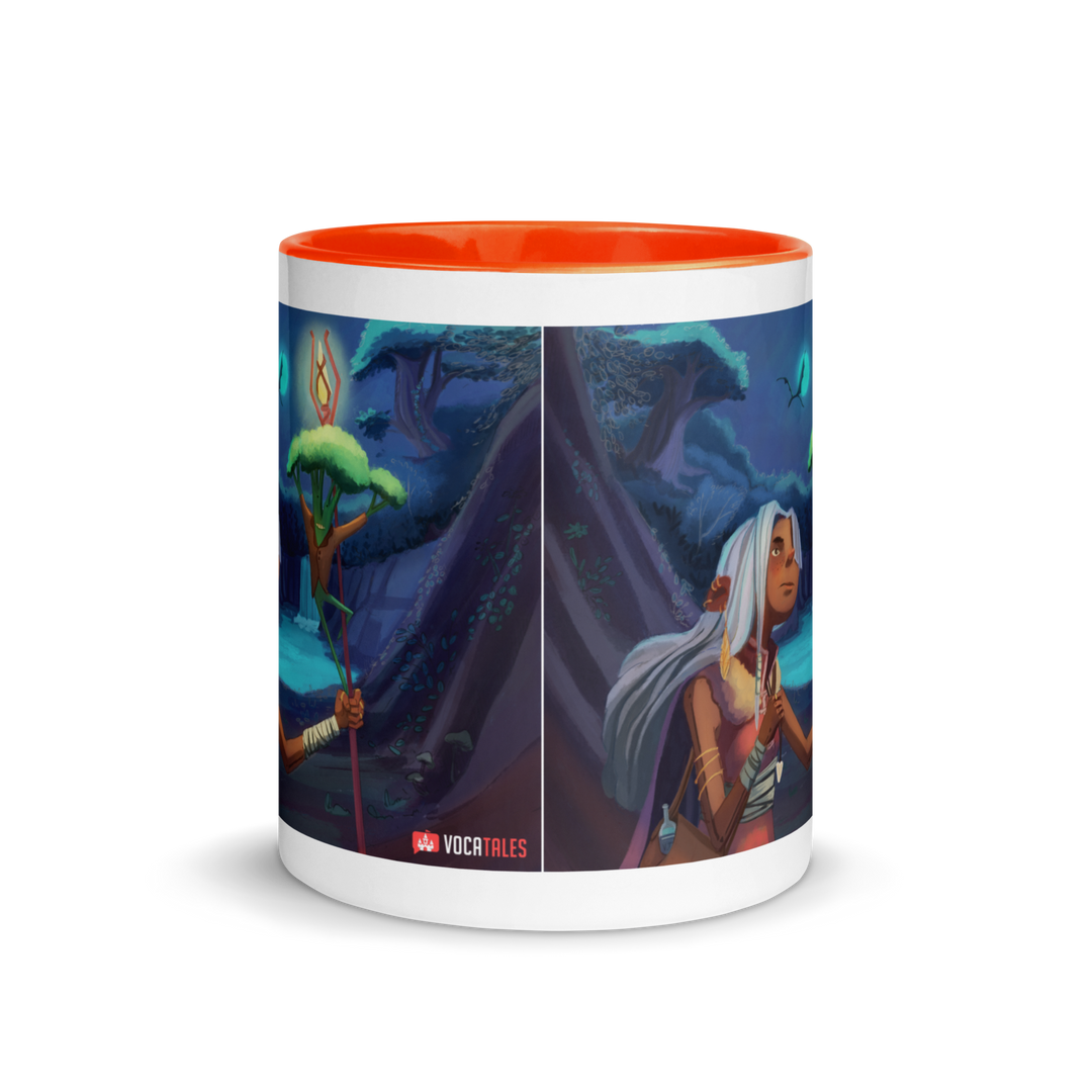 Myra Mythmaker & The Blue Moon Stew - Mug with Color Inside