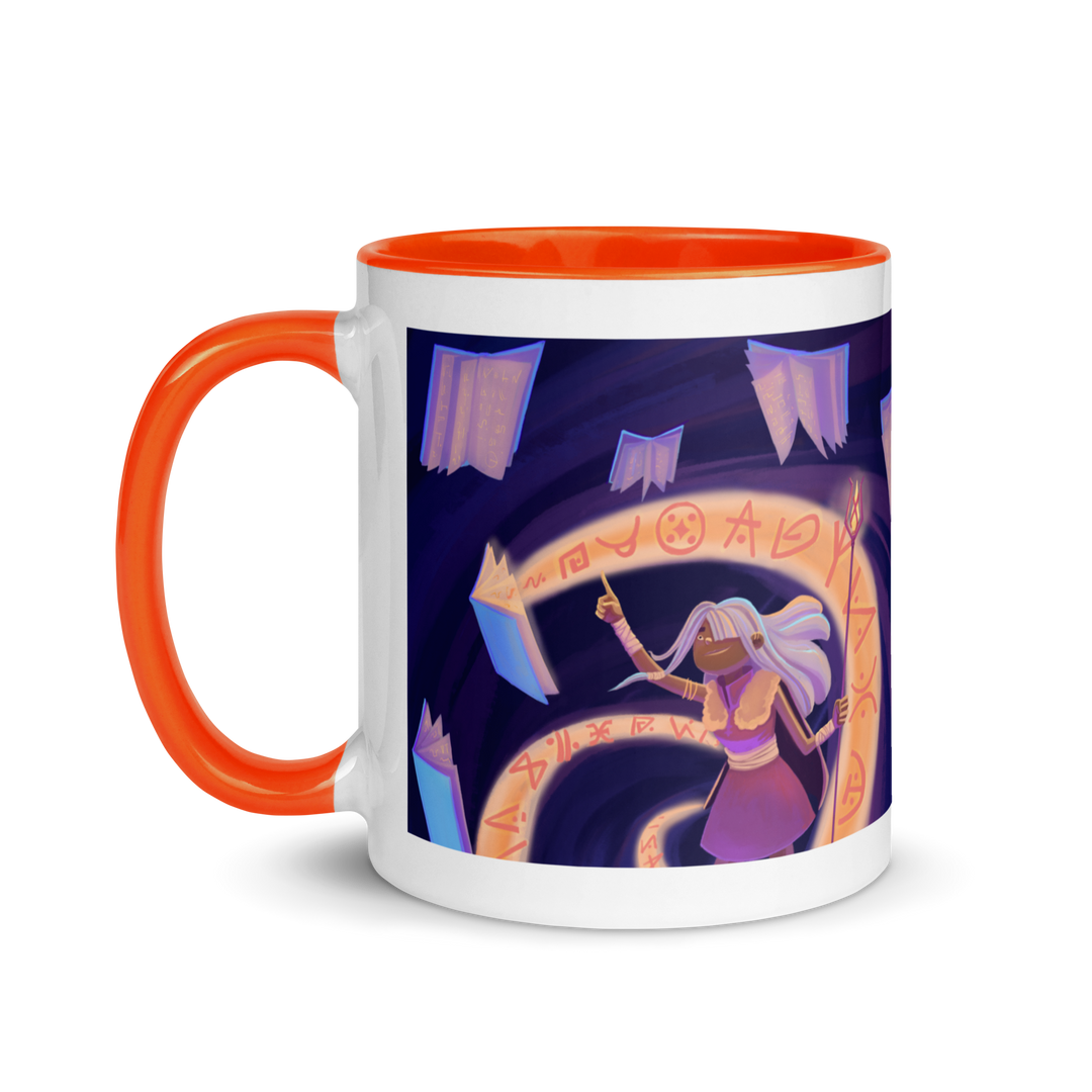 Myra Mythmaker & Symbol Minded - Mug With Color Inside