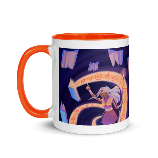 Myra Mythmaker & Symbol Minded - Mug With Color Inside