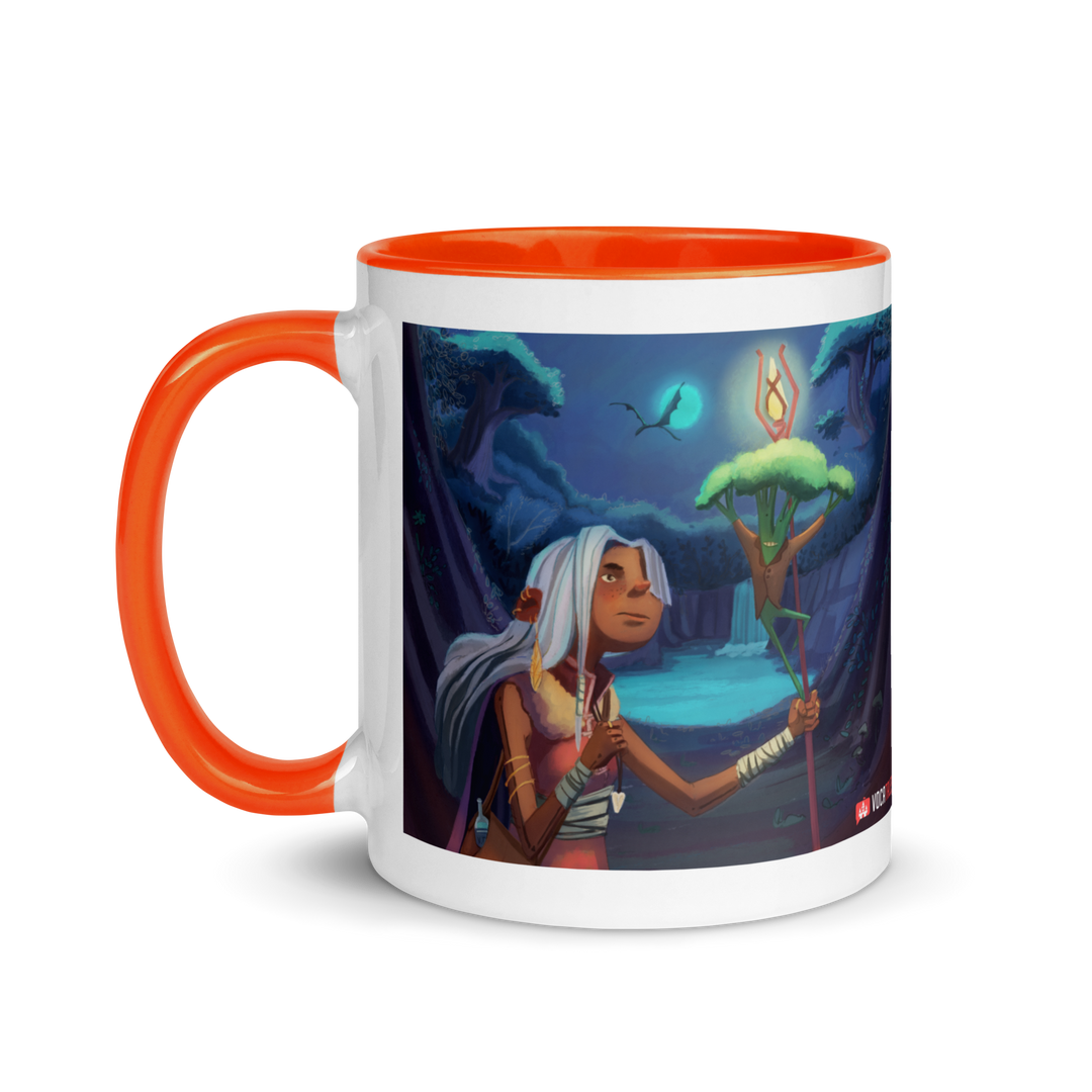 Myra Mythmaker & The Blue Moon Stew - Mug with Color Inside