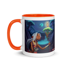 Load image into Gallery viewer, Myra Mythmaker &amp; The Blue Moon Stew -- Mug with Color Inside