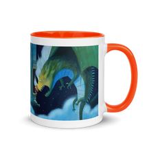 Load image into Gallery viewer, Myra Mythmaker &amp; Scale Scaling -- Mug With Color Inside