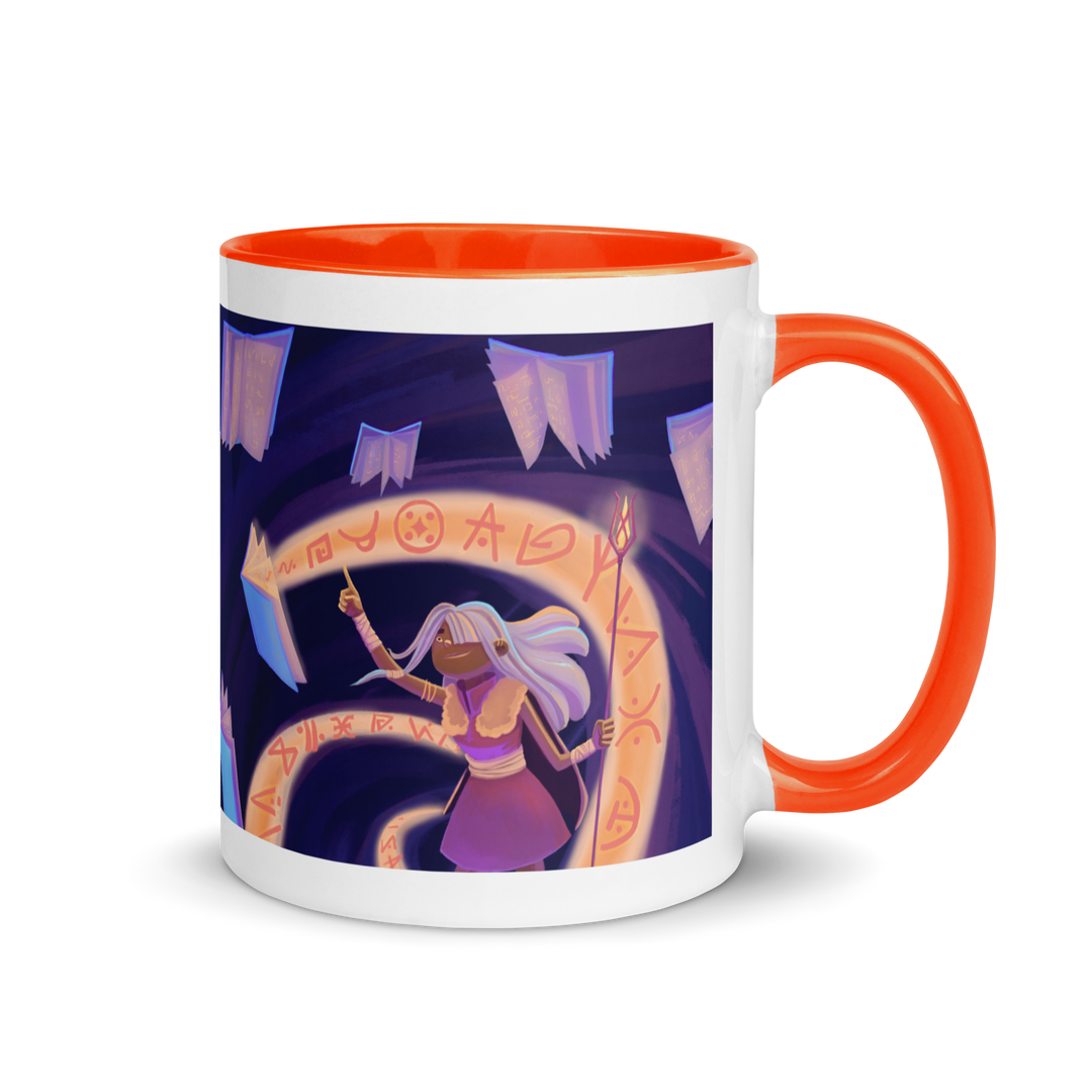 Myra Mythmaker & Symbol Minded - Mug With Color Inside