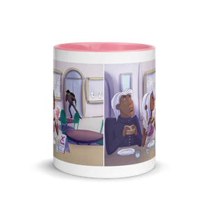 Myra Mythmaker & Sandwich Substitution -- Mug With Color Inside