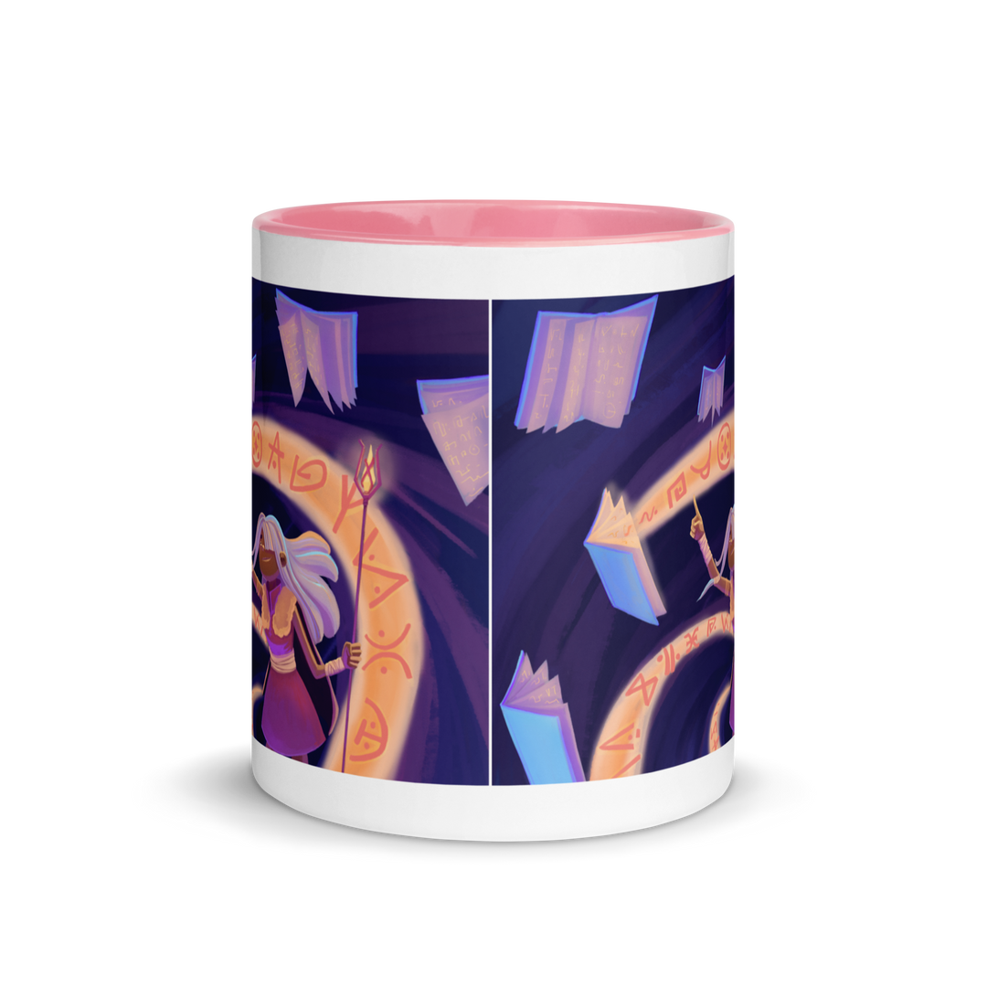 Myra Mythmaker & Symbol Minded - Mug With Color Inside