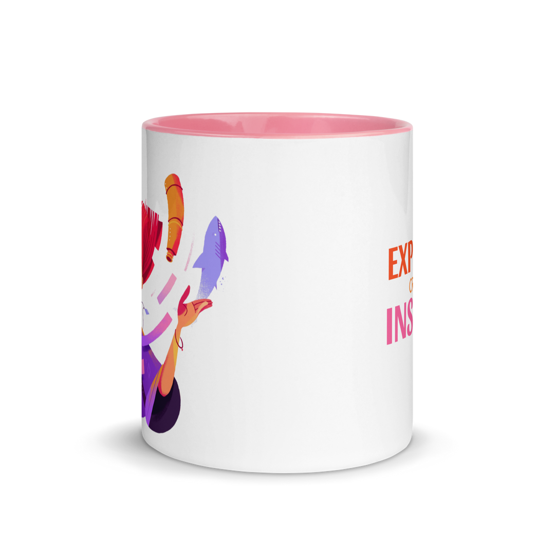 EXPRESS, CREATE, INSPIRE - Mug with Color Inside