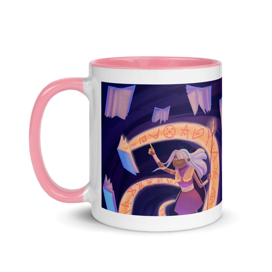 Myra Mythmaker & Symbol Minded - Mug With Color Inside