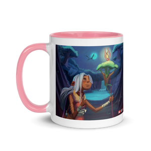 Myra Mythmaker & The Blue Moon Stew -- Mug with Color Inside