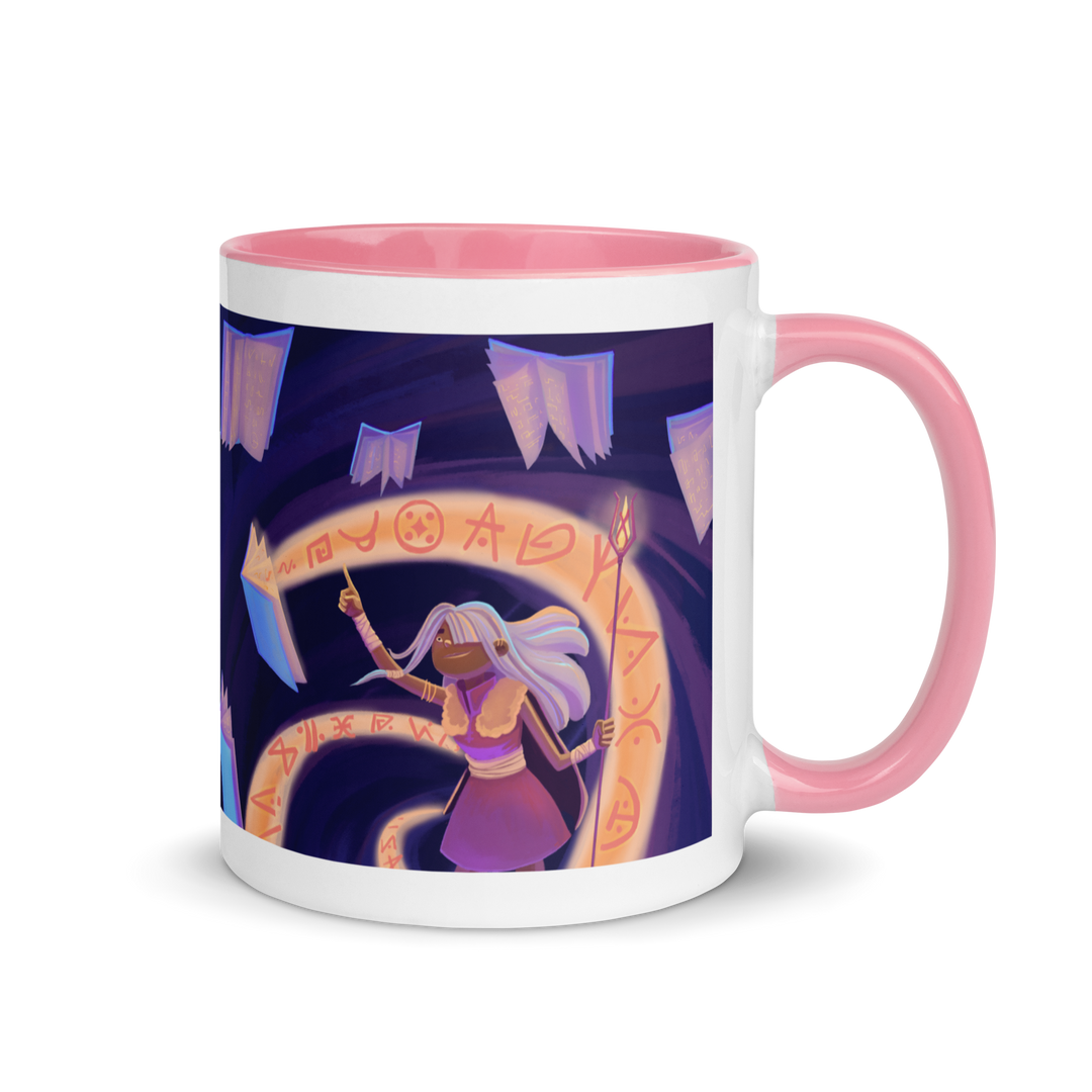 Myra Mythmaker & Symbol Minded - Mug With Color Inside