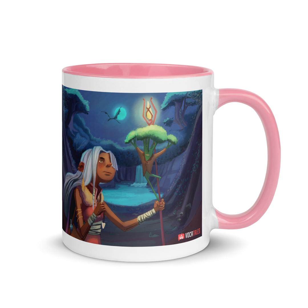 Myra Mythmaker & The Blue Moon Stew - Mug with Color Inside