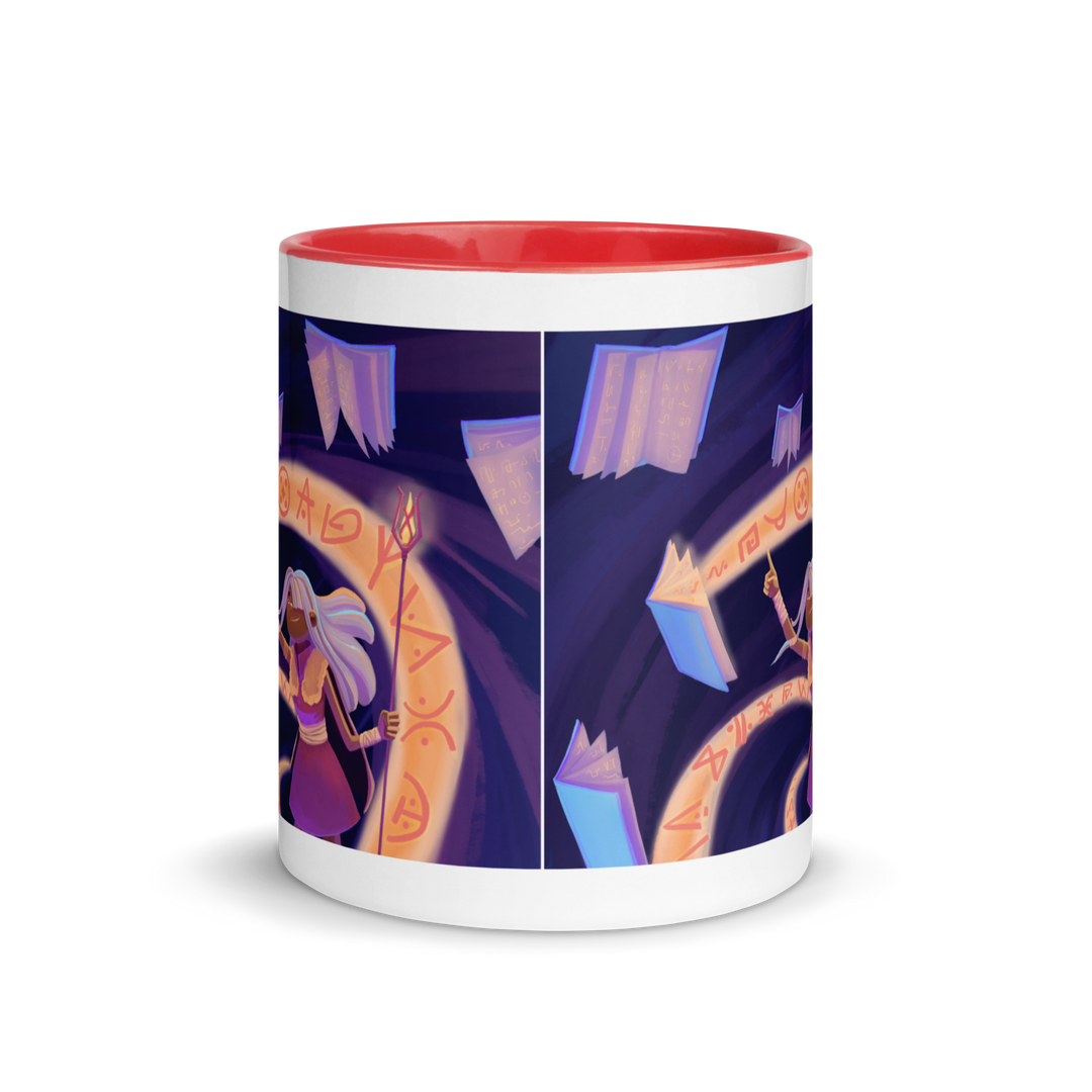 Myra Mythmaker & Symbol Minded - Mug With Color Inside