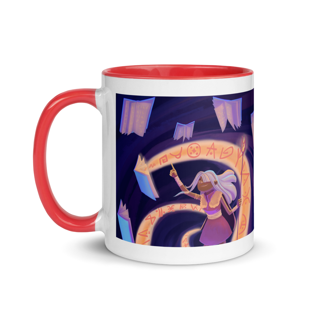 Myra Mythmaker & Symbol Minded - Mug With Color Inside