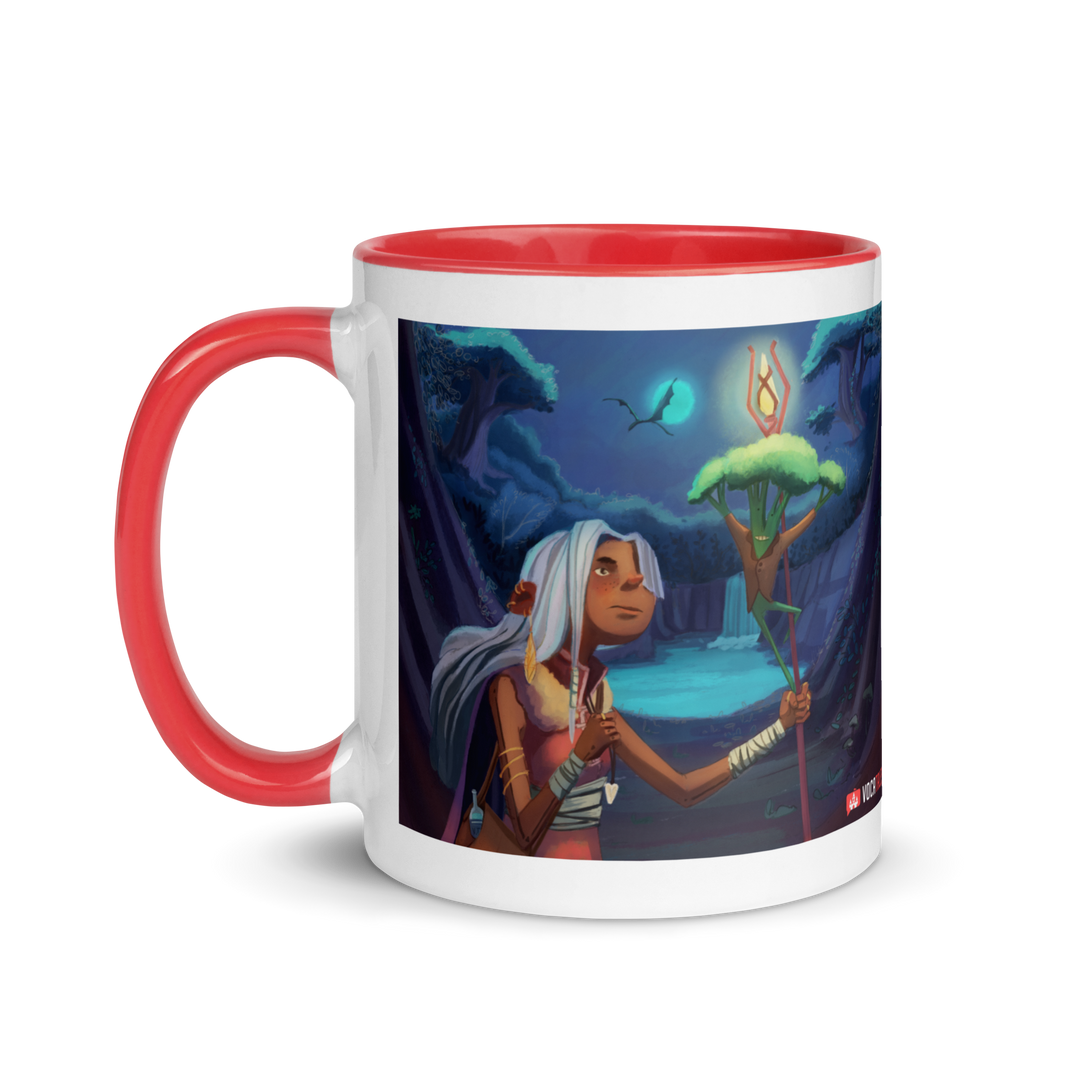 Myra Mythmaker & The Blue Moon Stew - Mug with Color Inside