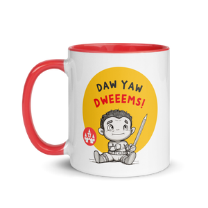 Draw Your Dreams -- Mug with Color Inside
