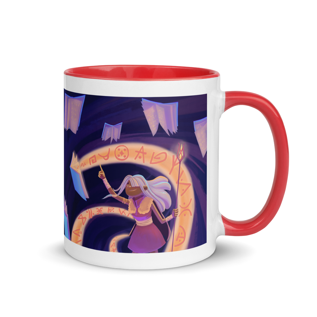 Myra Mythmaker & Symbol Minded - Mug With Color Inside