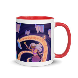 Myra Mythmaker & Symbol Minded -- Mug With Color Inside